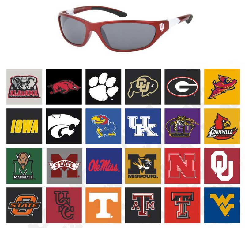 Baseball Sunglasses, NCAA College Sunglasses Miami Sunglasses