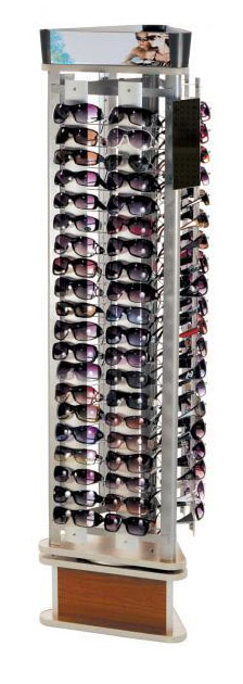 Rotating Floor Sunglass Display - Holds 120 Sunglasses #120LINK
